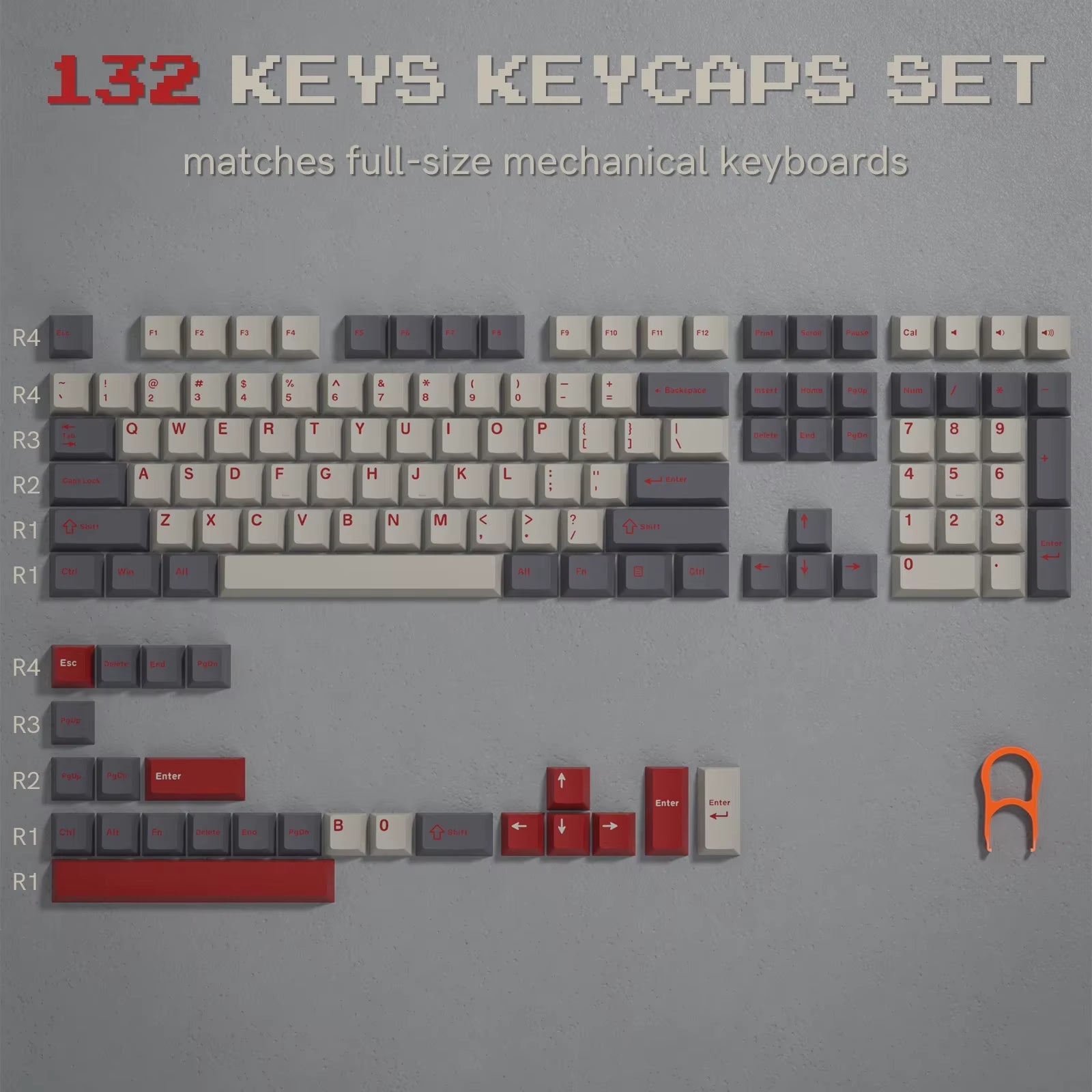 168 Keys Double Shot PBT Keycap Custom Keycap Cherry Profile Keyboard Keycaps for Cherry Gateron MX Switches Gaming Keyboard