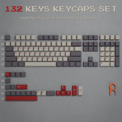 168 Keys Double Shot PBT Keycap Custom Keycap Cherry Profile Keyboard Keycaps for Cherry Gateron MX Switches Gaming Keyboard