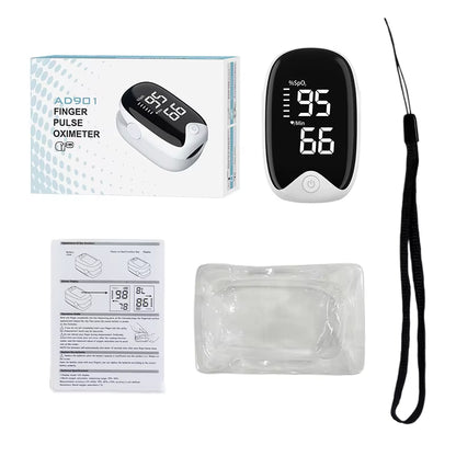LK89 Finger Pulse Oximeter Medical Portable Blood Oxygen Oxymetre Heart Rate Saturation Meter OLED Oximetro De Dedo LED Display
