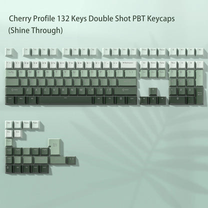 168 Keys Double Shot PBT Keycap Custom Keycap Cherry Profile Keyboard Keycaps for Cherry Gateron MX Switches Gaming Keyboard
