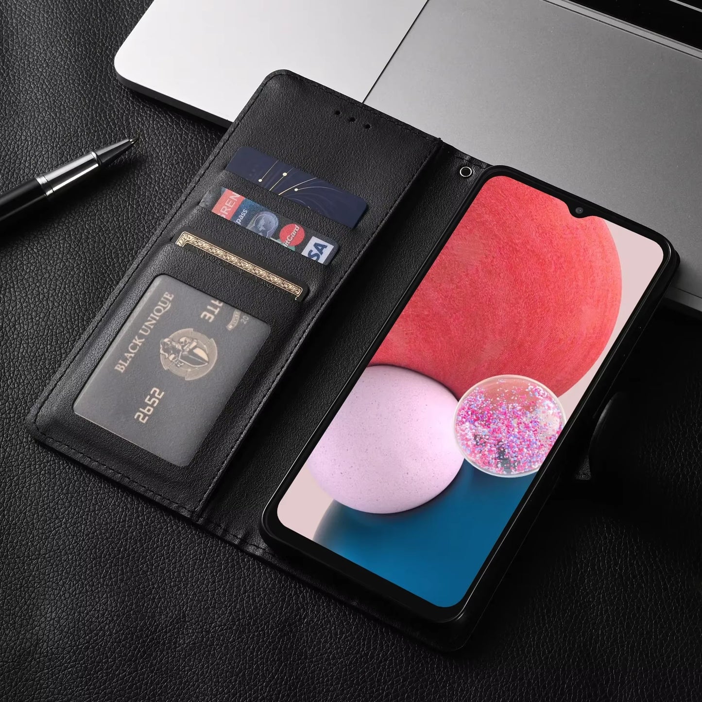 Leather Case for Xiaomi Redmi Note 13 12 12S 11 11S 10 S 9 9S 8 7 Pro Max 8T Redmi 10 10A 10C 9A 9C Coque Flip Wallet Funda